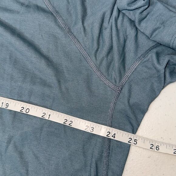 Patagonia Mens Size XXL Green Capaline Cool Trail Short Sleeve Pullover Shirt - Picture 6 of 7